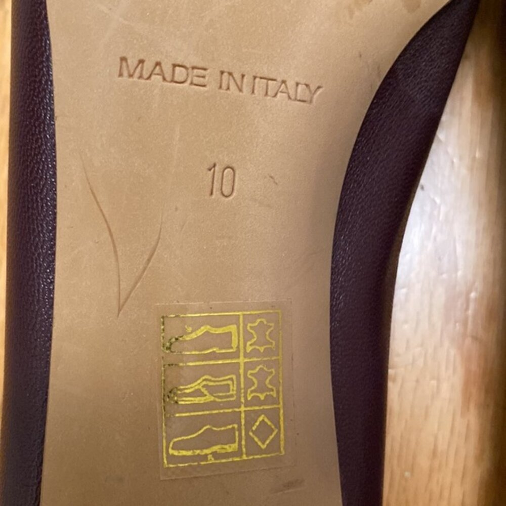 Everlane The Day Heel Purple Size 10 Block Heels Rounded Toe